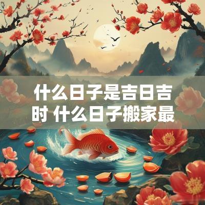 什么日子是吉日吉时 什么日子搬家最吉利
