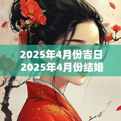 2025年4月份吉日 2025年4月份结婚黄道吉日查询