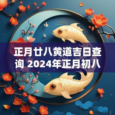 正月廿八黄道吉日查询 2025年正月初八黄道吉日查询