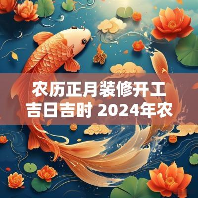 农历正月装修开工吉日吉时 2025年农历正月剖腹产吉日吉时