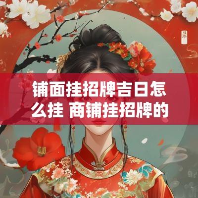 铺面挂招牌吉日怎么挂 商铺挂招牌的规定