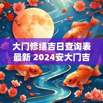 大门修缮吉日查询表最新 2025安大门吉日查询农历