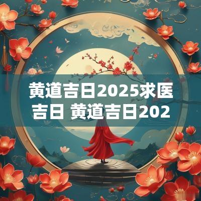 黄道吉日2025求医吉日 黄道吉日2025求医吉日查询