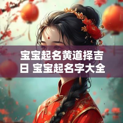 宝宝起名黄道择吉日 宝宝起名字大全2025