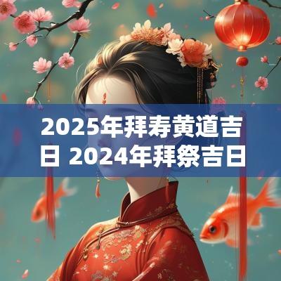 2025年拜寿黄道吉日 2025年拜祭吉日