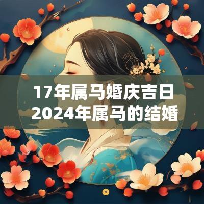 17年属马婚庆吉日 2025年属马的结婚黄道吉日
