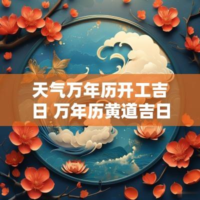 天气万年历开工吉日 万年历黄道吉日装修开工2025 天气万年历开工吉日 万年历黄道吉日装修开工2025
