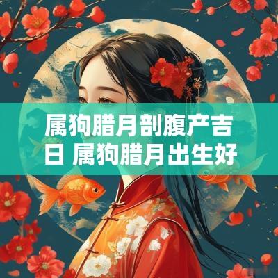 属狗腊月剖腹产吉日 属狗腊月出生好不好女孩