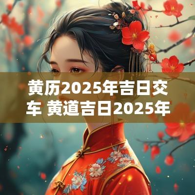 黄历2025年吉日交车 黄道吉日2025年老黄历查询