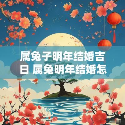 属兔子明年结婚吉日 属兔明年结婚怎么样