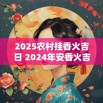 2025农村挂香火吉日 2025年安香火吉日