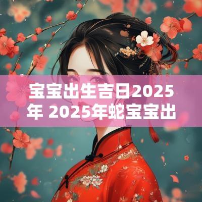 宝宝出生吉日2025年 2025年蛇宝宝出生吉日