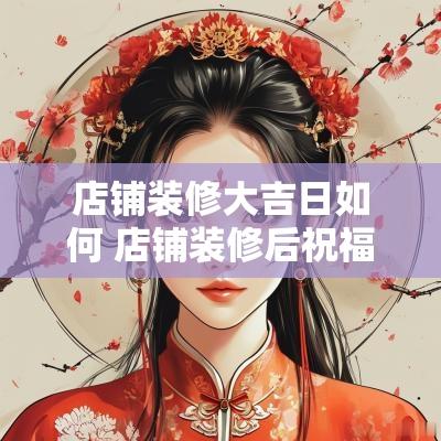 店铺装修大吉日如何 店铺装修后祝福语