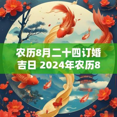 农历8月二十四订婚吉日 2025年农历8月订婚黄道吉日