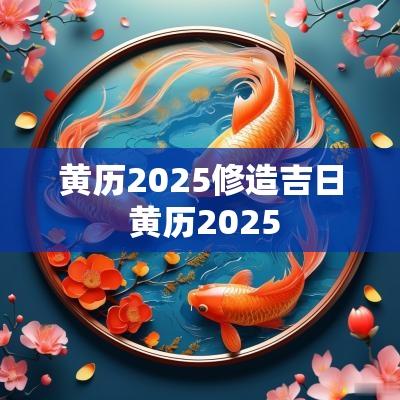 黄历2025修造吉日 黄历2025