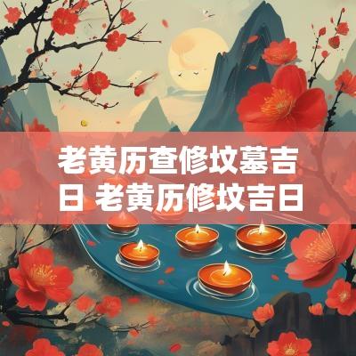 老黄历查修坟墓吉日 老黄历修坟吉日查询