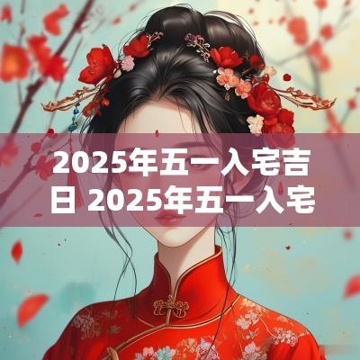 2025年五一入宅吉日 2025年五一入宅吉日查询
