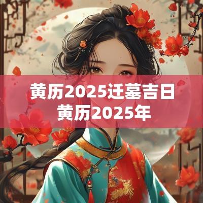 黄历2025迁墓吉日 黄历2025年