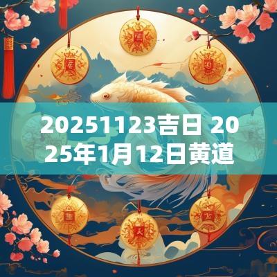20251123吉日 2025年1月12日黄道吉日查询