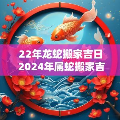 22年龙蛇搬家吉日 2025年属蛇搬家吉日一览表大全图