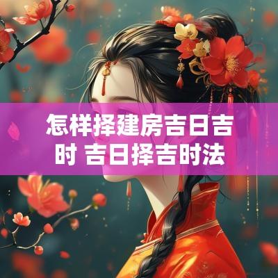 怎样择建房吉日吉时 吉日择吉时法