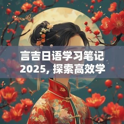 言吉日语学习笔记2025, 探索高效学习日语的方法