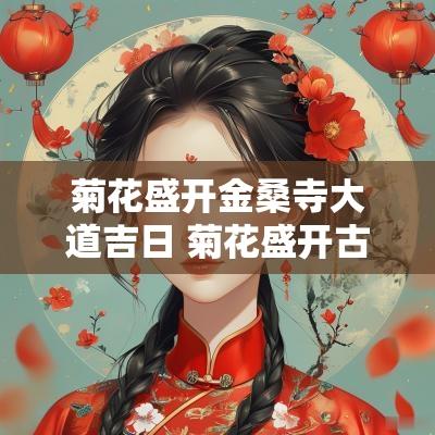 菊花盛开金桑寺大道吉日 菊花盛开古文翻译