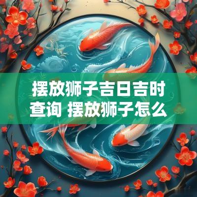 摆放狮子吉日吉时查询 摆放狮子怎么选择吉日