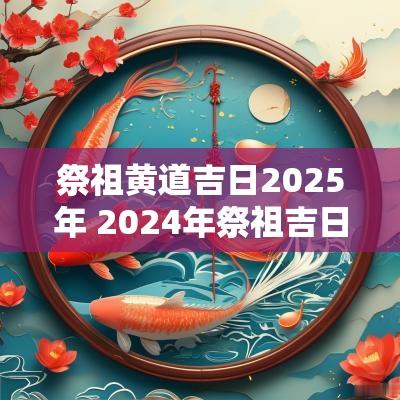 祭祖黄道吉日2025年 2025年祭祖吉日一览表