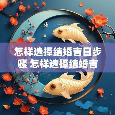 怎样选择结婚吉日步骤 怎样选择结婚吉日最准确