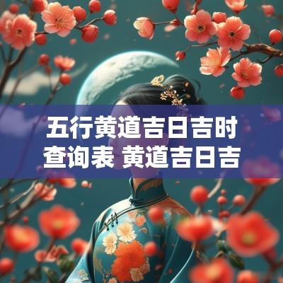 五行黄道吉日吉时查询表 黄道吉日吉时查询表2025年5月