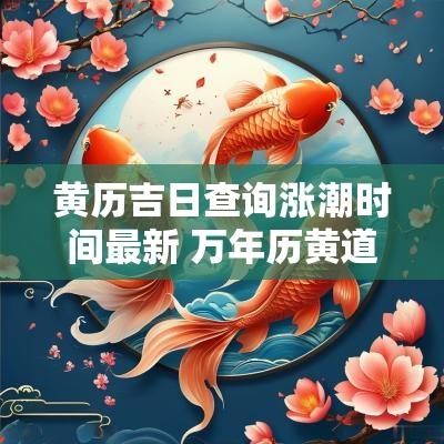 黄历吉日查询涨潮时间最新 万年历黄道吉日涨潮