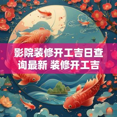 影院装修开工吉日查询最新 装修开工吉日吉时查询2025