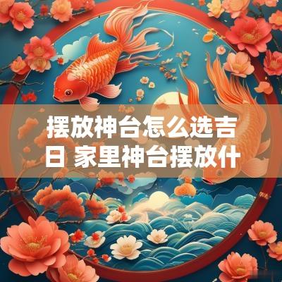 摆放神台怎么选吉日 家里神台摆放什么最旺