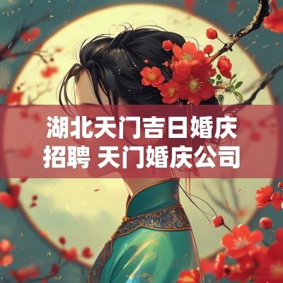 湖北天门吉日婚庆招聘 天门婚庆公司有多少家
