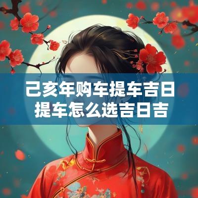 己亥年购车提车吉日 提车怎么选吉日吉时即发