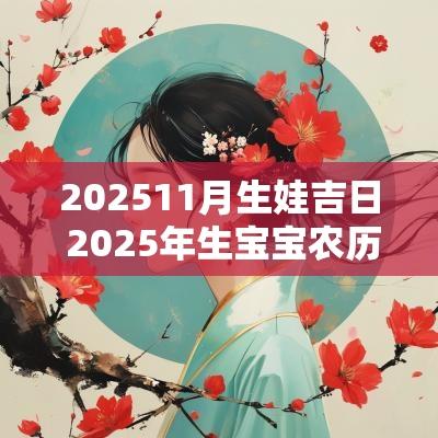 202511月生娃吉日 2025年生宝宝农历几月份好