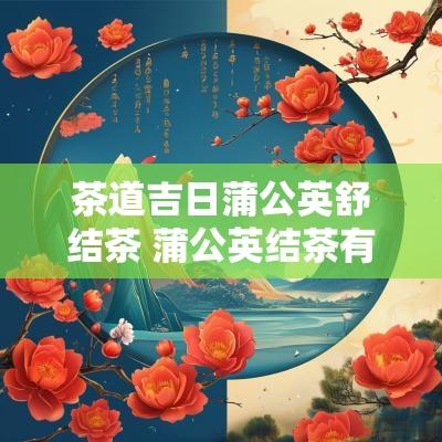 茶道吉日蒲公英舒结茶 蒲公英结茶有用吗