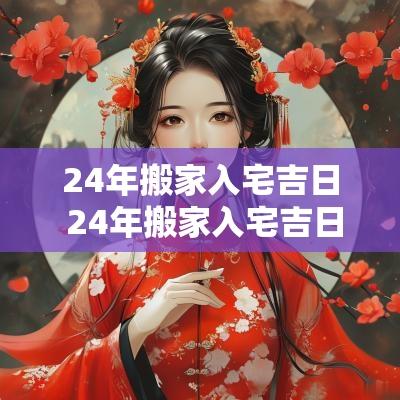 24年搬家入宅吉日 24年搬家入宅吉日有哪些