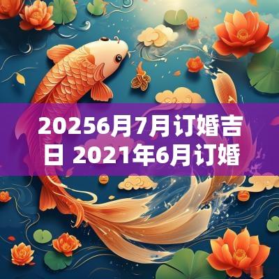 20256月7月订婚吉日 2025年6月订婚日