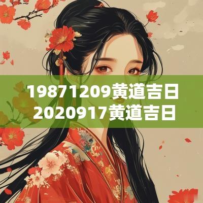 19871209黄道吉日 2025917黄道吉日