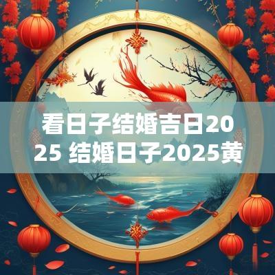 看日子结婚吉日2025 结婚日子2025黄道吉日