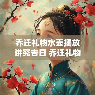 乔迁礼物水壶摆放讲究吉日 乔迁礼物送茶具合适吗
