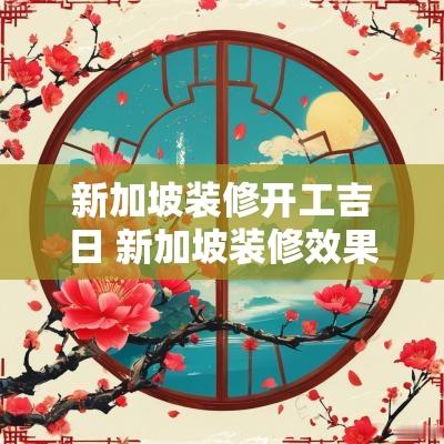 新加坡装修开工吉日 新加坡装修效果图