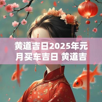 黄道吉日2026年元月买车吉日 黄道吉日2026年