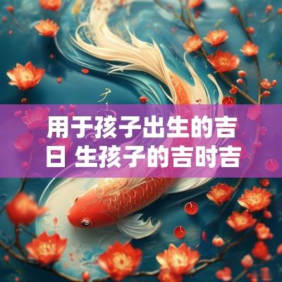 用于孩子出生的吉日 生孩子的吉时吉日