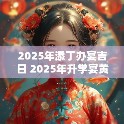 2025年添丁办宴吉日 2025年升学宴黄道吉日