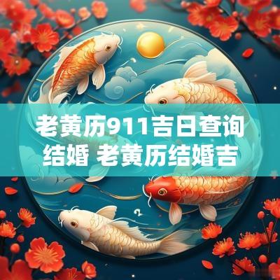 老黄历911吉日查询结婚 老黄历结婚吉日查询