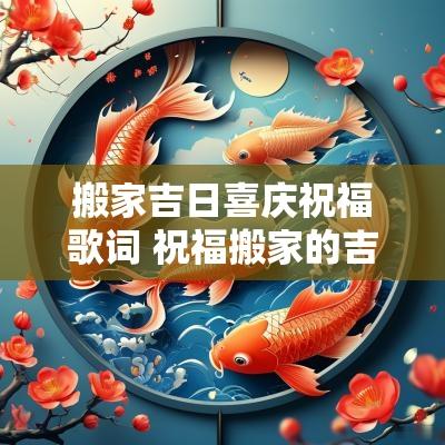 搬家吉日喜庆祝福歌词 祝福搬家的吉祥语简短