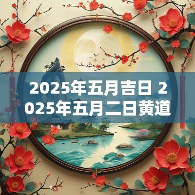 2025年五月吉日 2025年五月二日黄道吉日